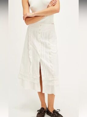Free People Whitney Midi Skirt
